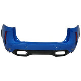Jaguar F Pace SVR rear bumper 2021 to 2024 5.0 Facelift Genuine MK8M-17D781-AB