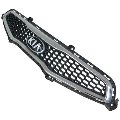 KIA PICANTO FRONT BUMPER Upper Grill 5dr 2011 to 2013 5 Door GENUINE 86351-1Y000