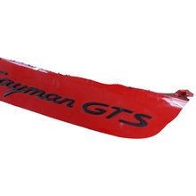 Load image into Gallery viewer, Porsche 718 Cayman GTS rear bumper emblem 982 2016-2023 Genuine 982807421FFF
